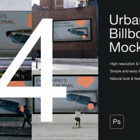 Urban Billboard Mockup Pack cover image.