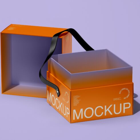 Paper Box Mockup Set cover image.
