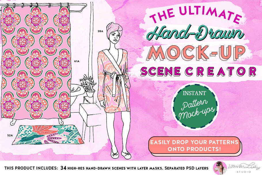 Mock Up Scene Creator for Home Decor cover image.