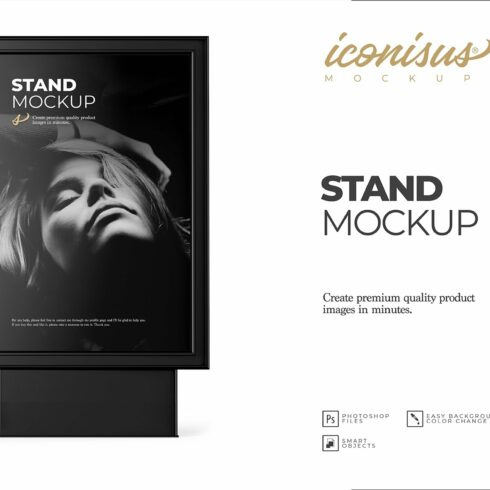 Stand Mockup Template cover image.