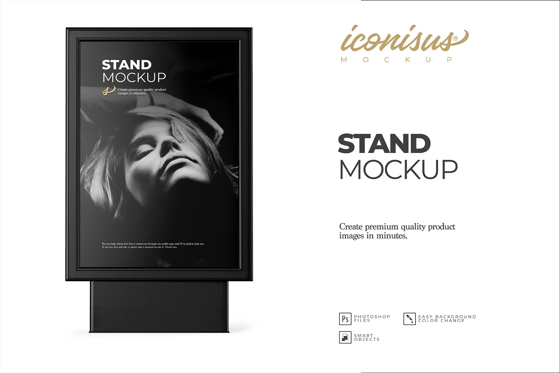 Stand Mockup Template cover image.