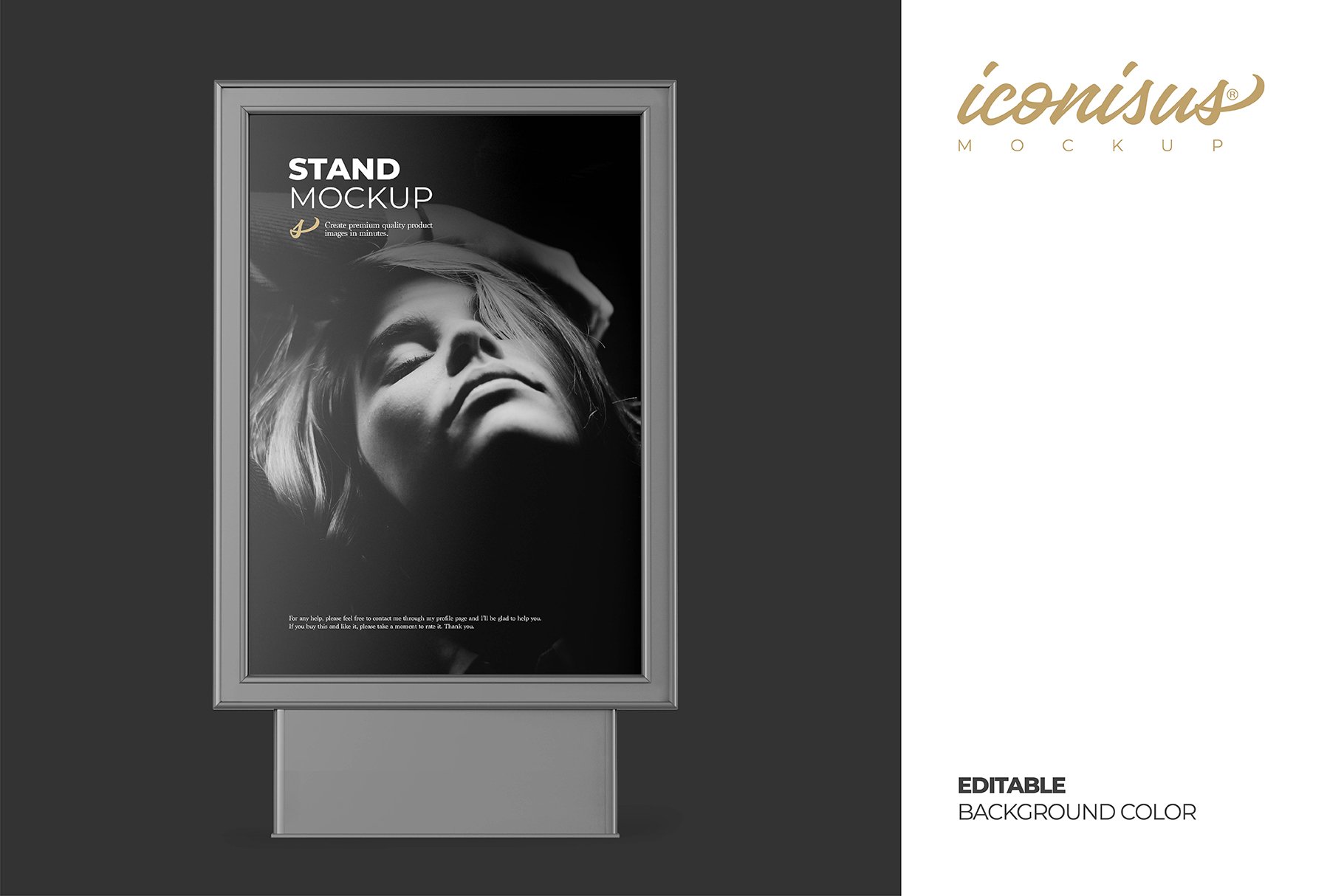 Stand Mockup Template preview image.