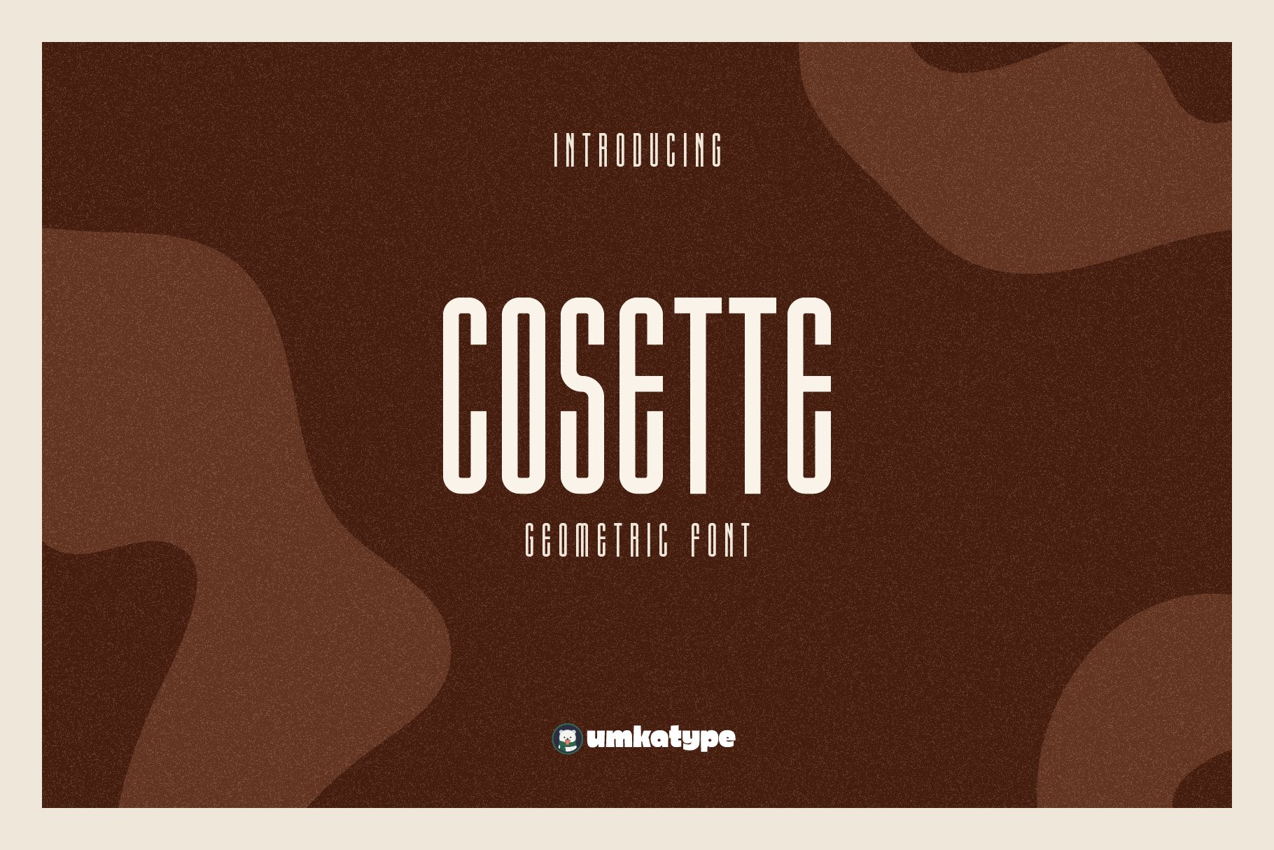 Cosette - A Condensed Title Font cover image.