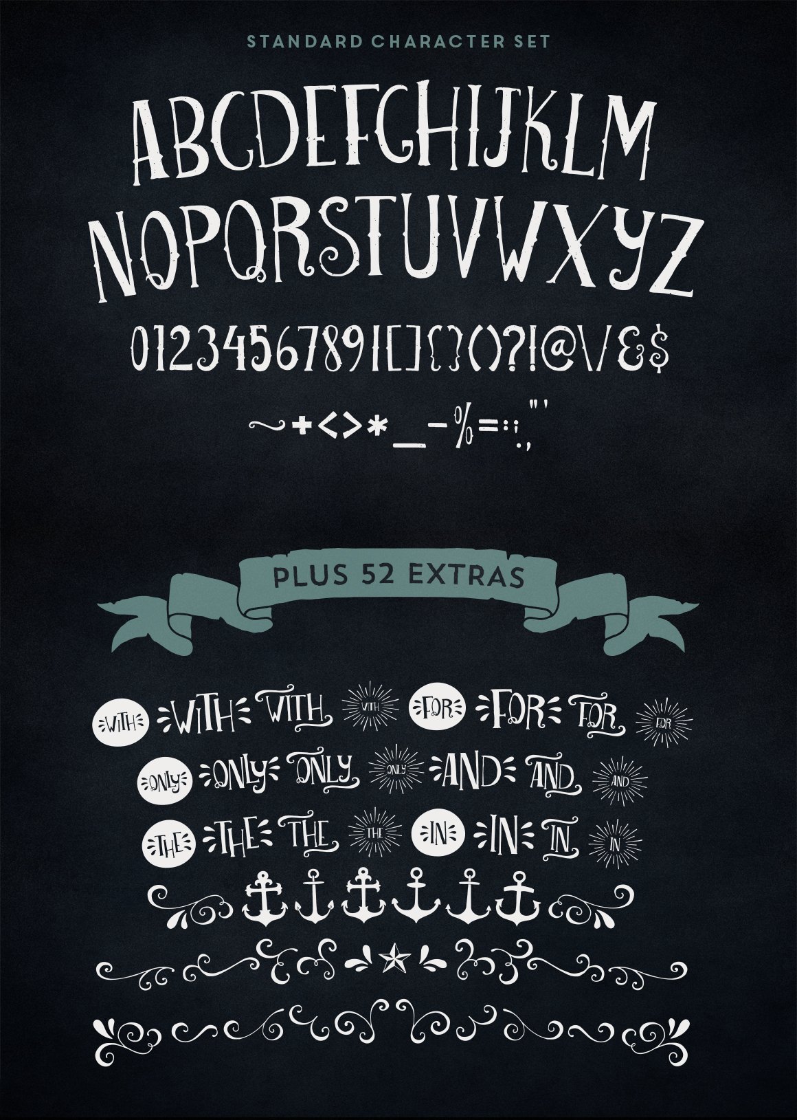 Seaworthy Typeface & Nautical Pack preview image.