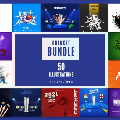Cricket 2021 Bundle Vol-1 cover image.