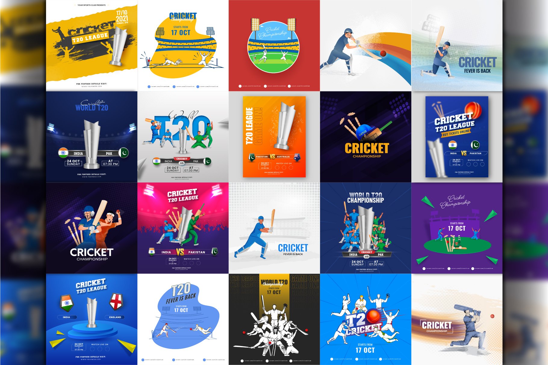 Cricket 2021 Bundle Vol-1 preview image.