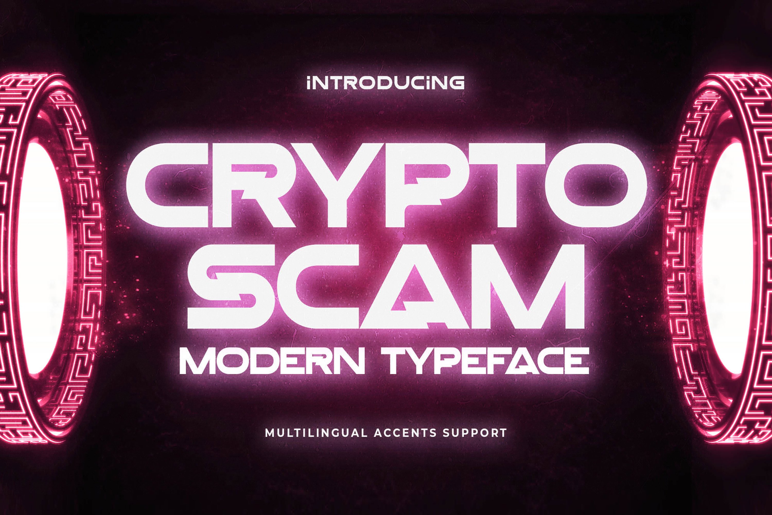 Crypto Scam - Modern Typeface cover image.