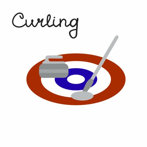 Curling game elements cover image.