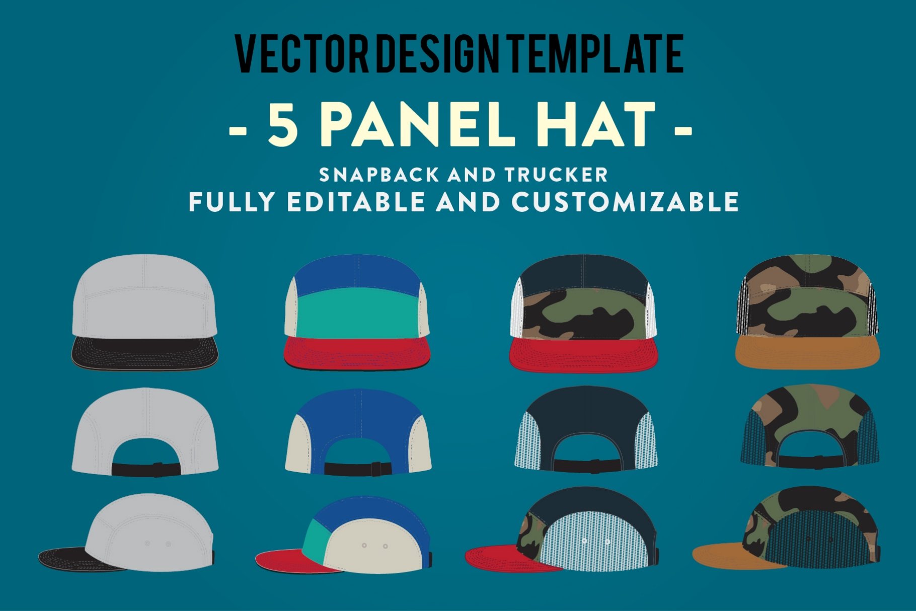 Hat Template - Bundle Pack preview image.