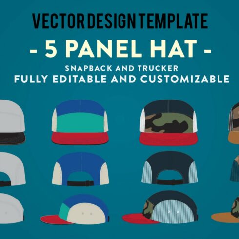 Hat Template - 5 Panel Hat cover image.