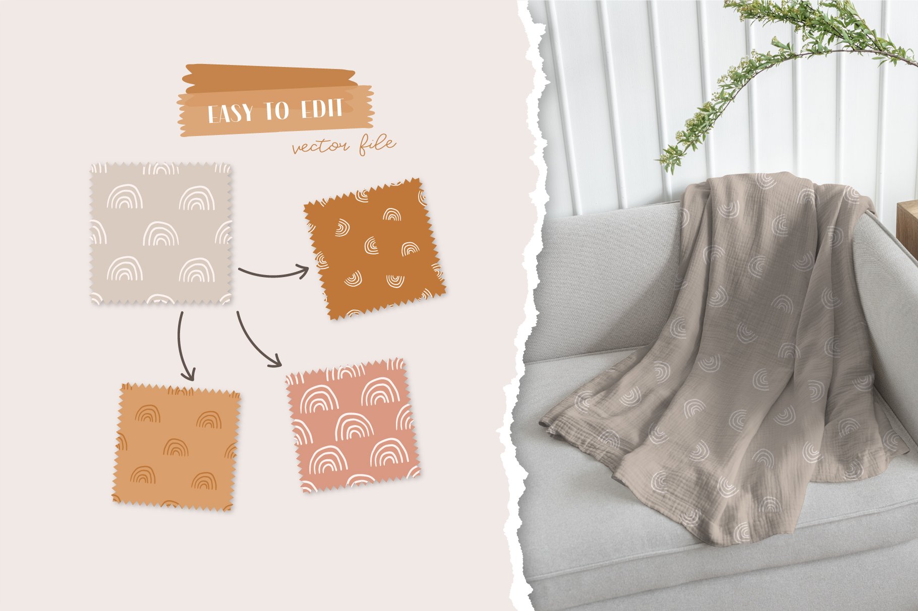 cute boho nursery patterns collection thumbnail 5 80