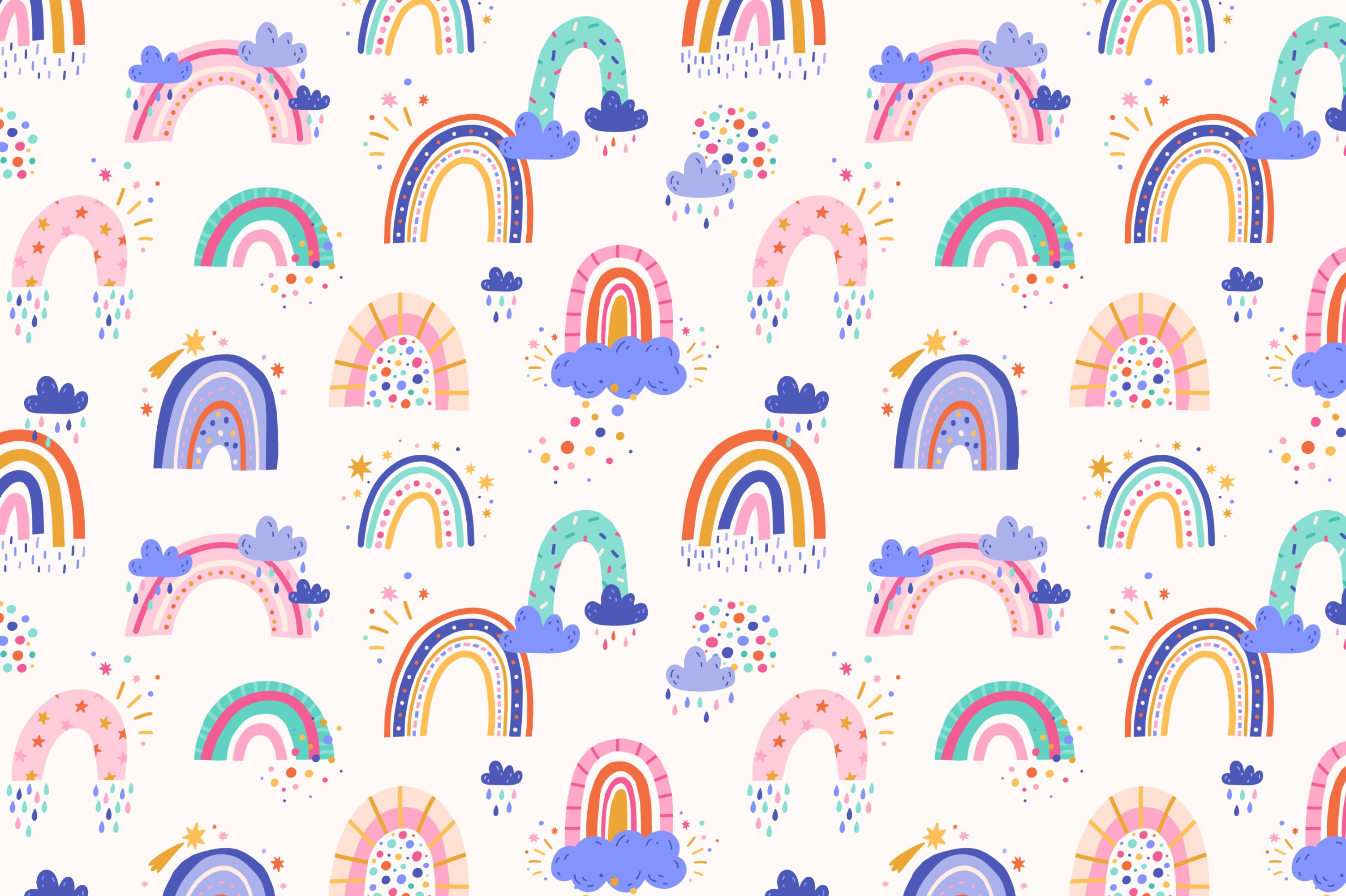 cute rainbows patterns 2 932