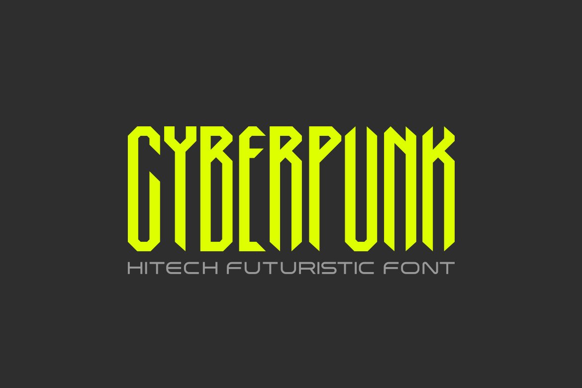 Cyberpunk Technology Gothic Condense cover image.