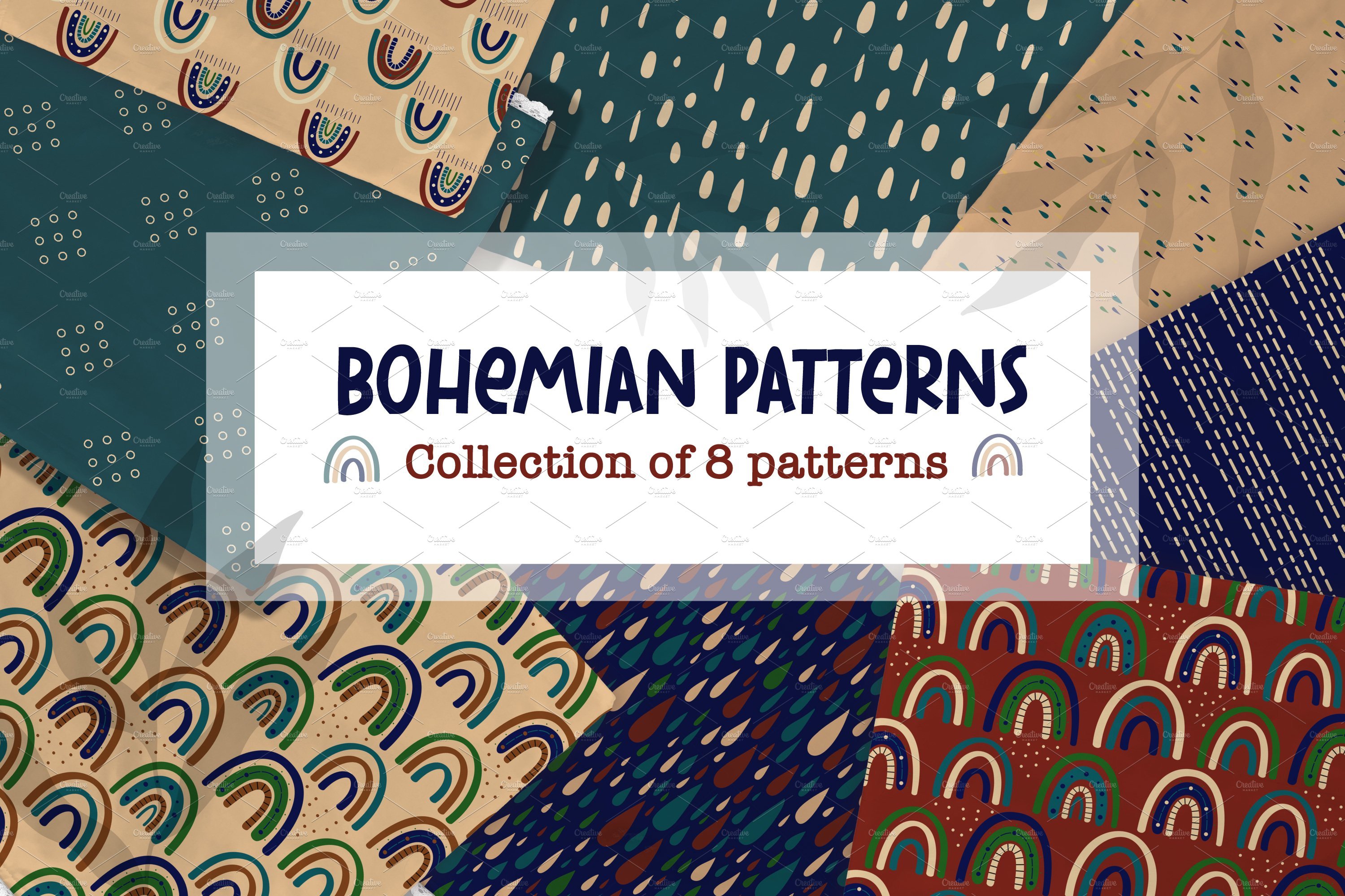 Bohemian patterns cover image.
