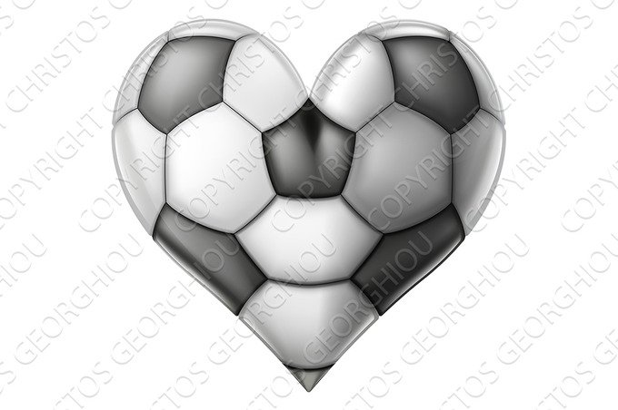 Love soccer heart cover image.