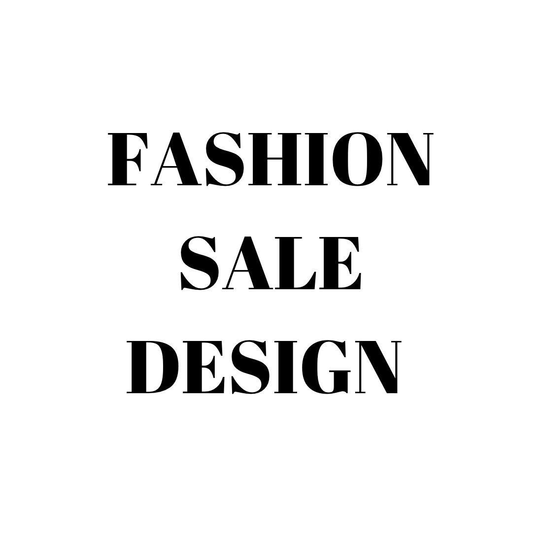Fashion sale design for social media/ instagram post template preview image.