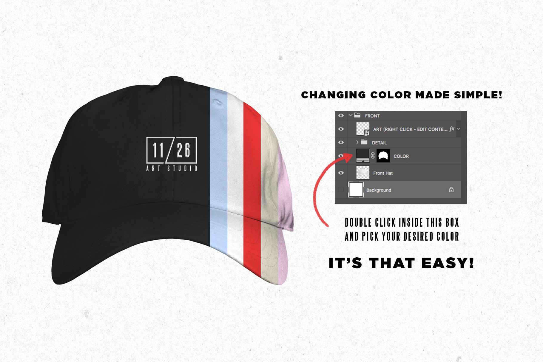 Dad Hat Mockup preview image.