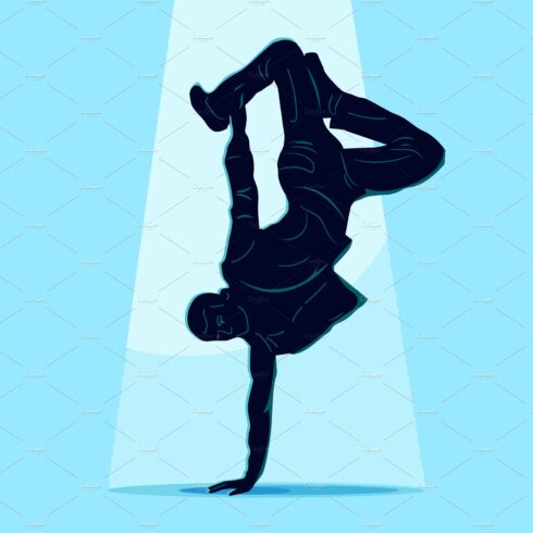Male Dancer Silhouette cover image.