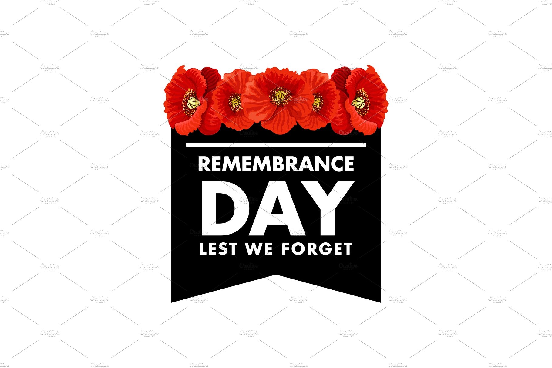 Vector for Remembrance day cover image.