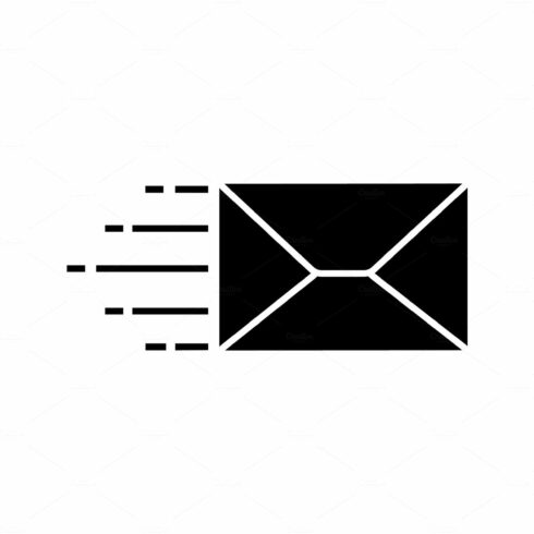 Mailing glyph icon cover image.
