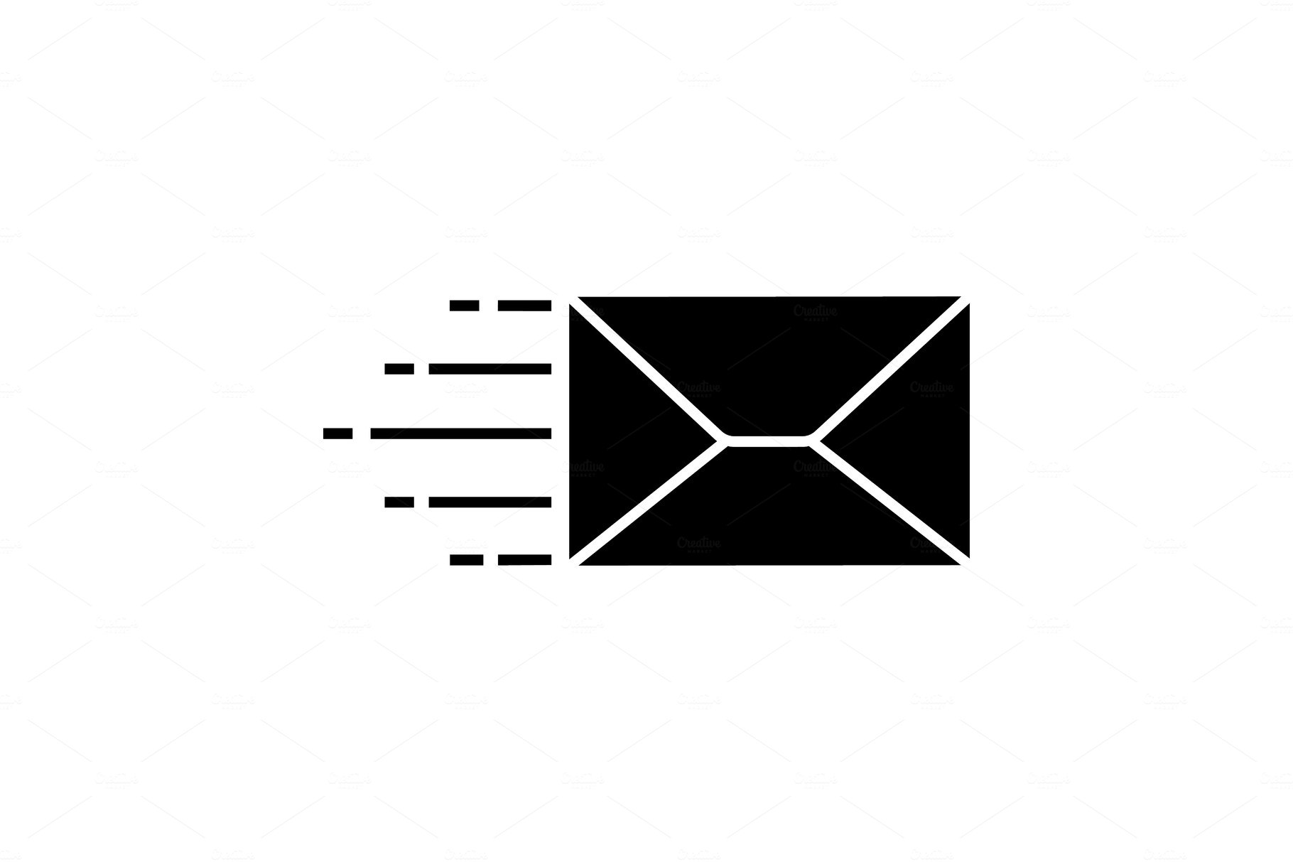 Mailing glyph icon cover image.