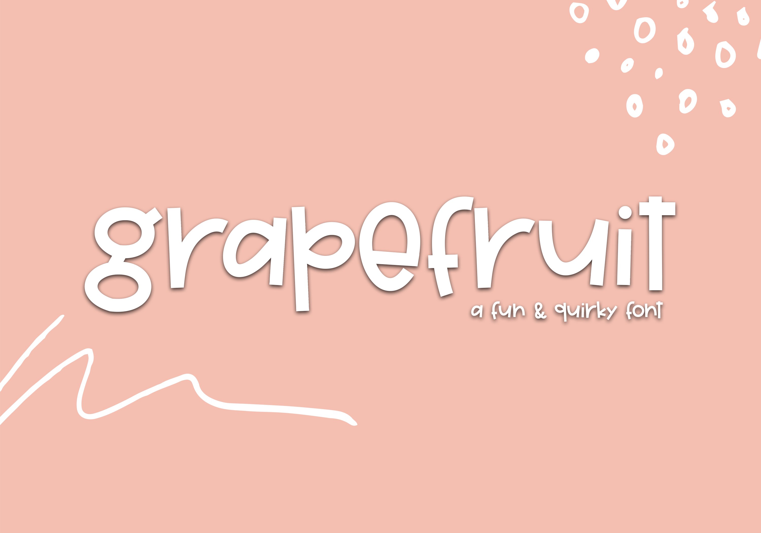 Grapefruit - A Fun Handwritten Font cover image.