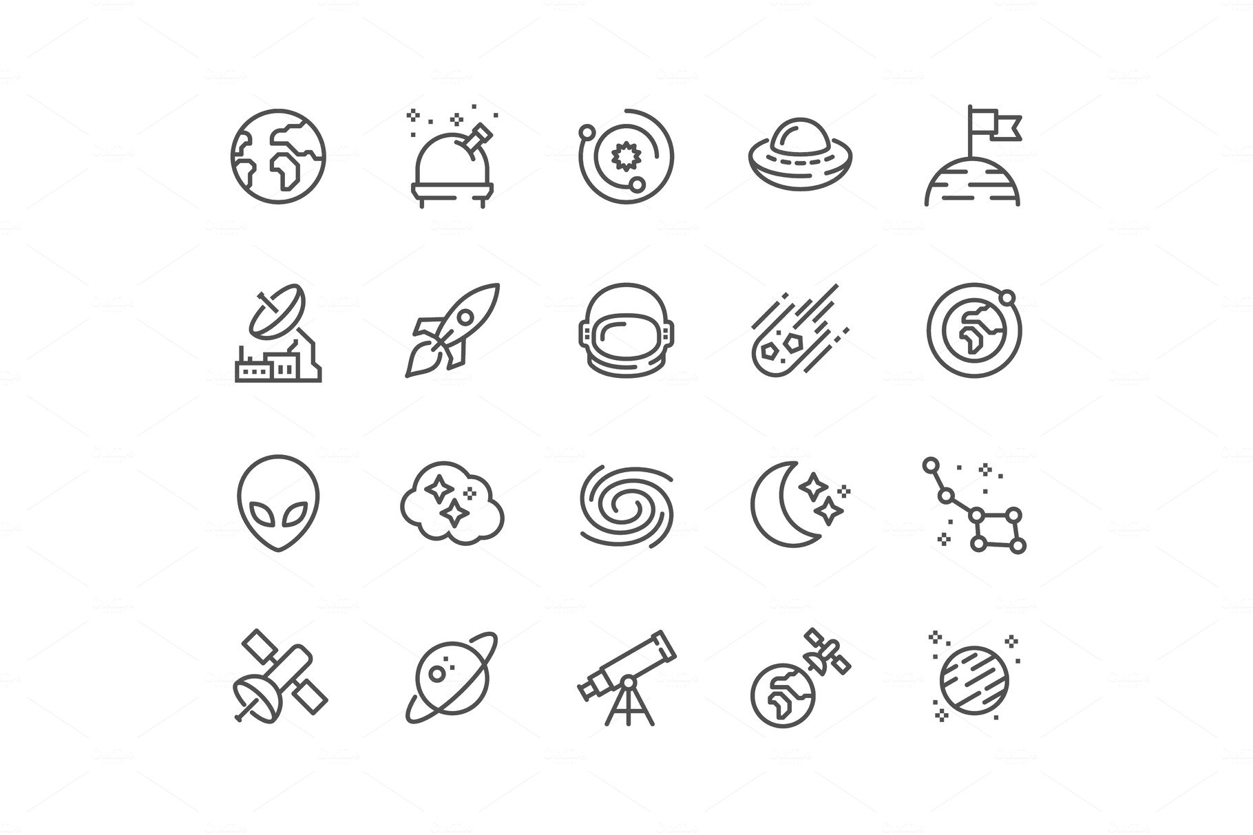 Line Space Icons cover image.