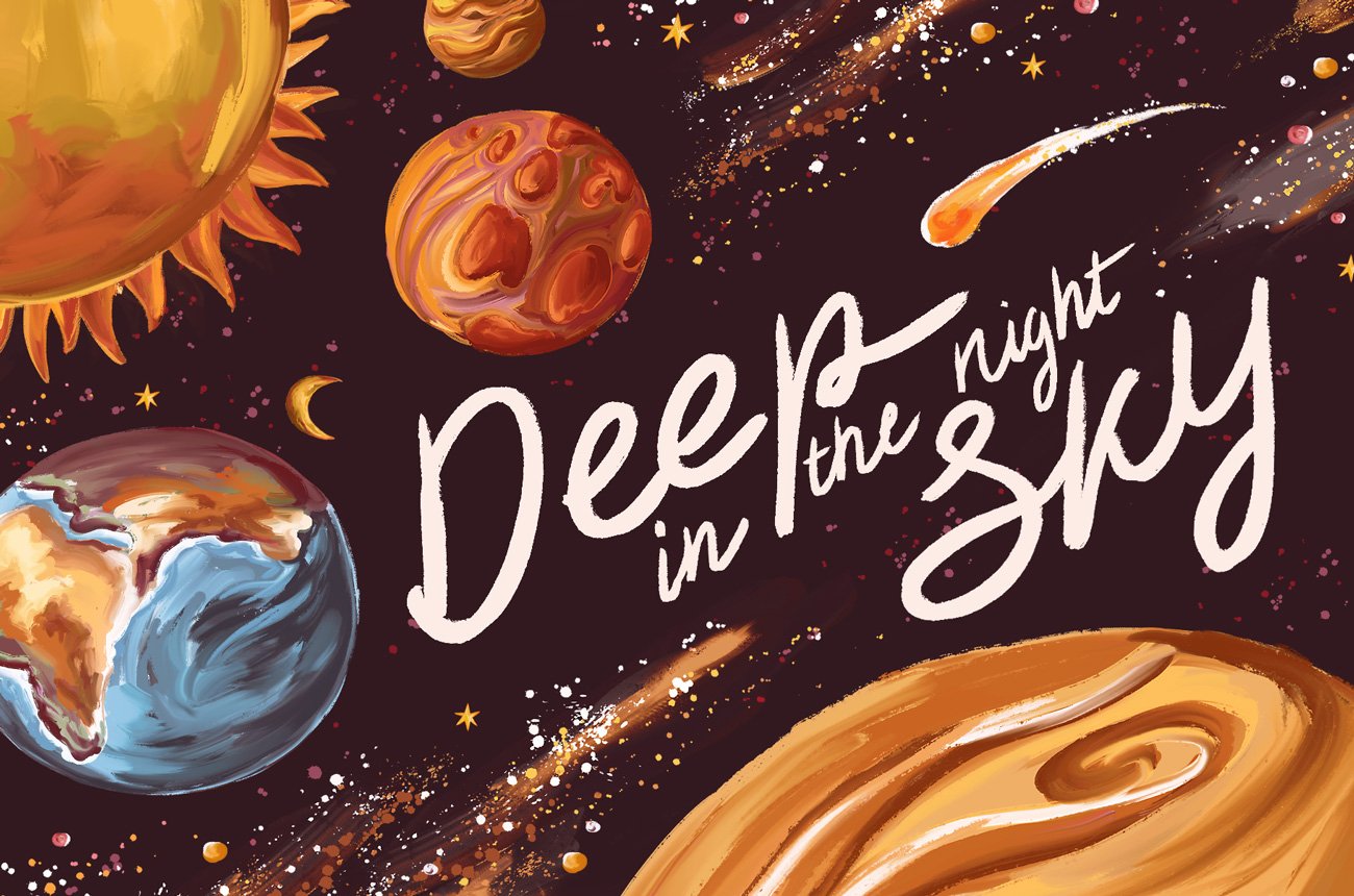 Deep In The Night Sky cover image.
