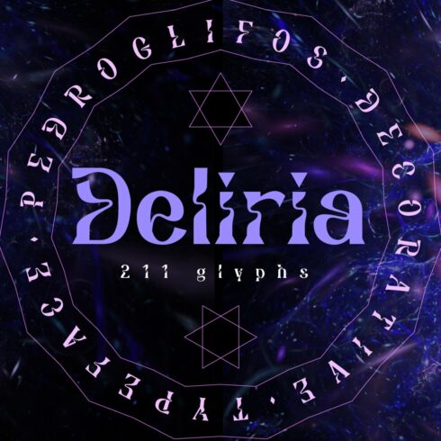 Deliria Psychedelic Serif cover image.