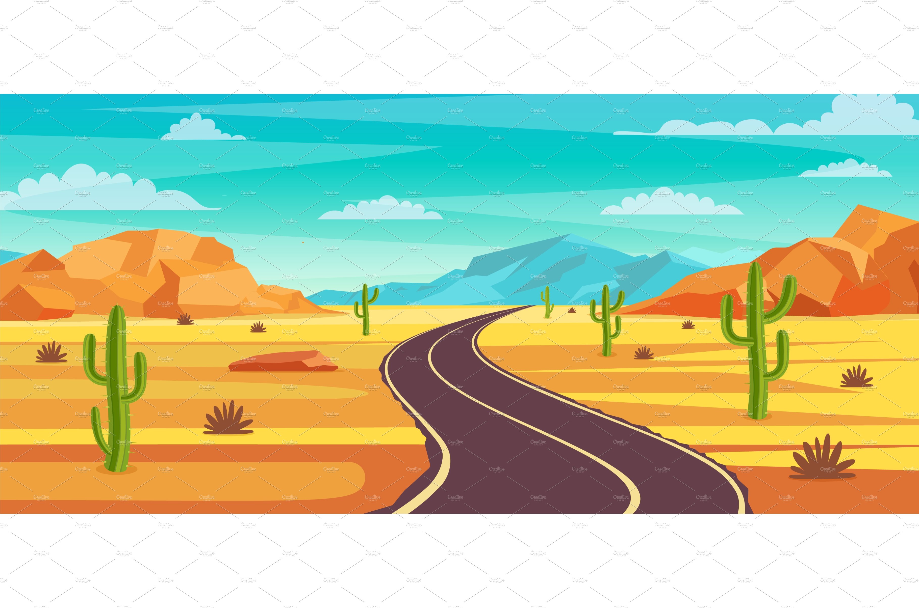 Road in desert cover image.