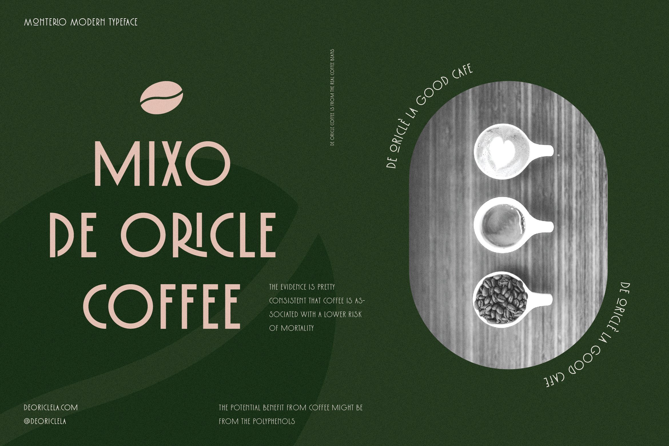design layout font monterio magazine 01 with noise 929