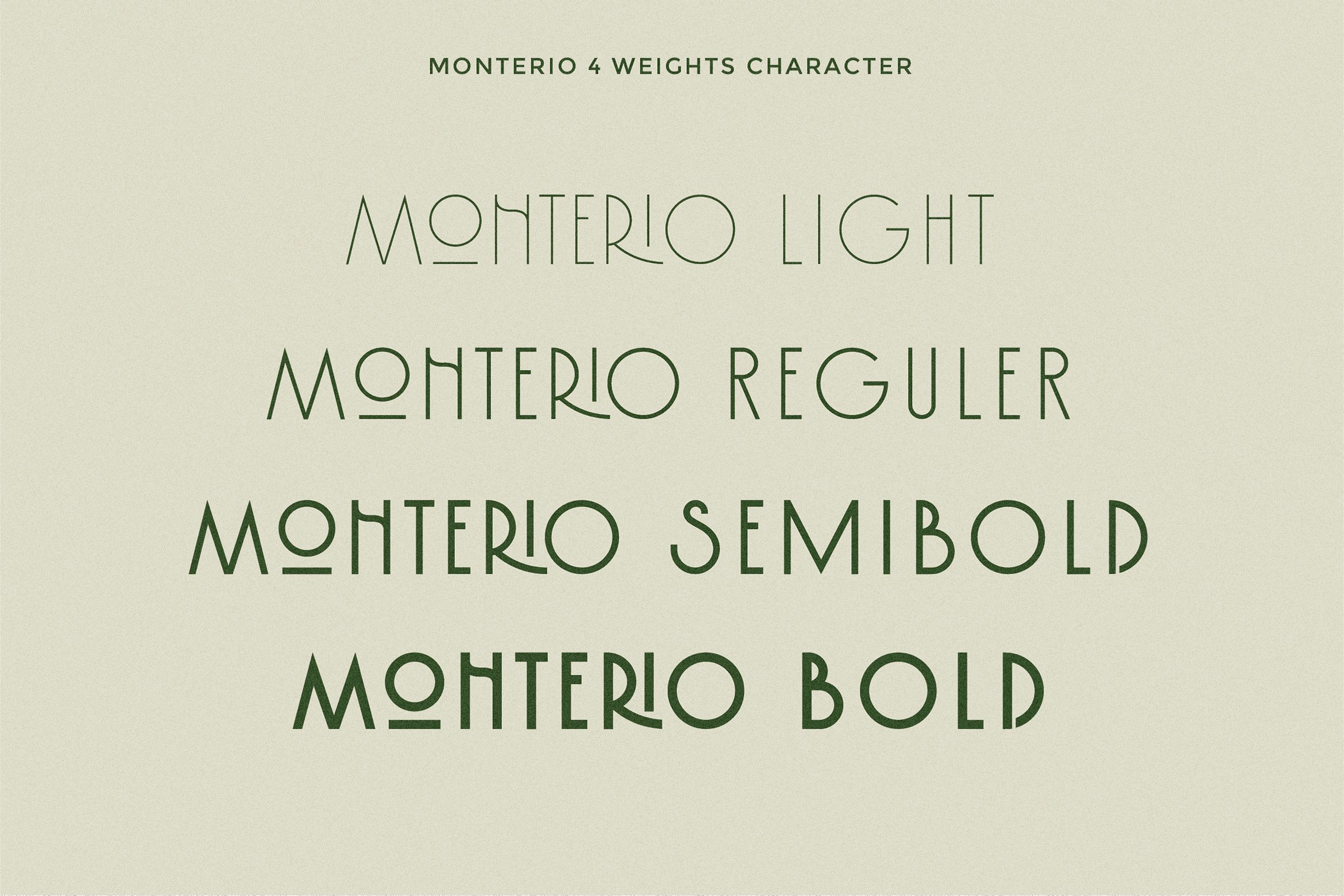 design lo font monterio 8 with noise 28229 172