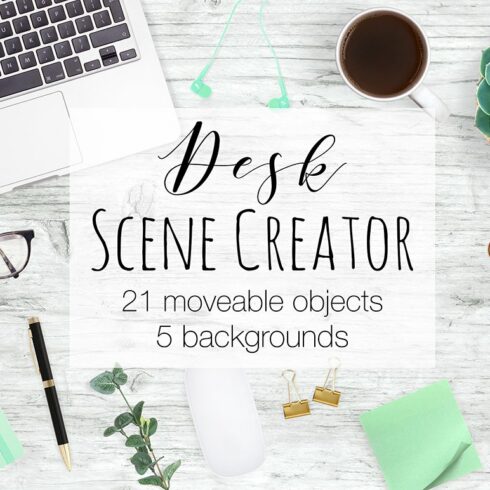 Desk Scene Creator - Top View cover image.