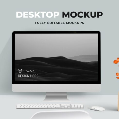 Desktop Mockups cover image.