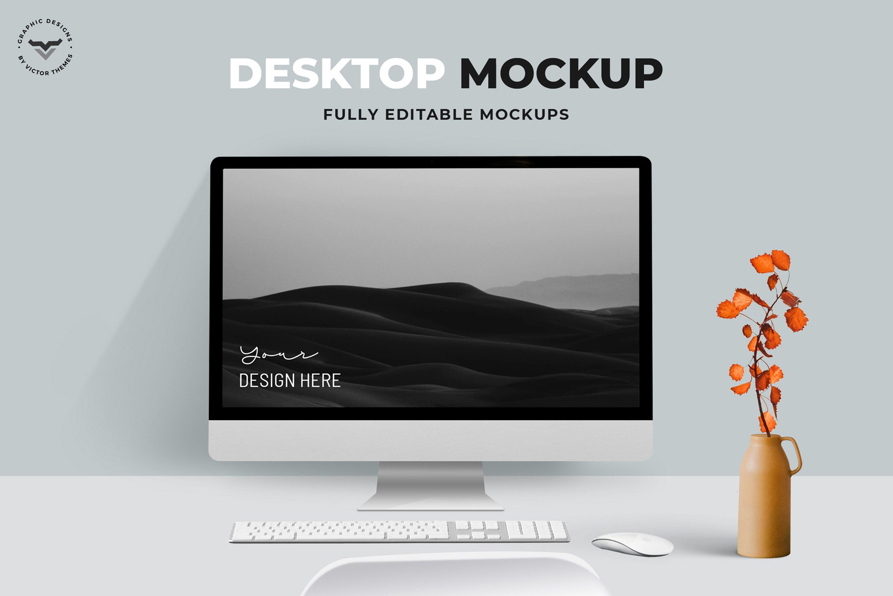 Desktop Mockups cover image.