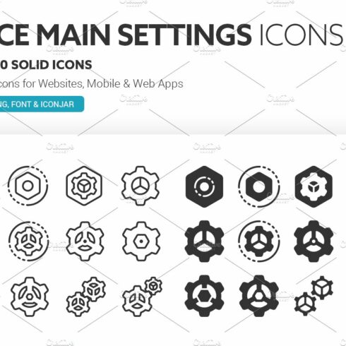 Device Main Settings Icons cover image.