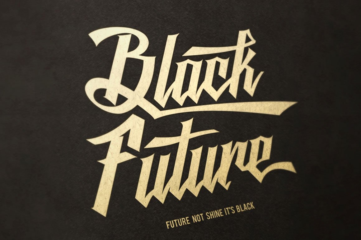 Black Future Typeface cover image.