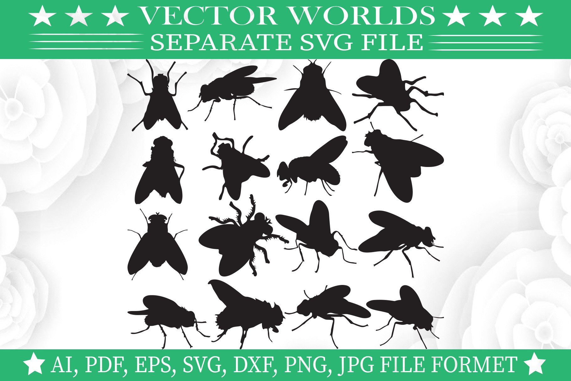 Flies Svg, Fly, Animal, Flying Svg cover image.
