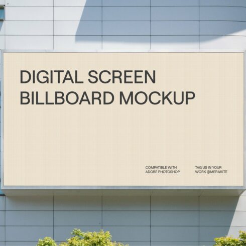 Screen City Urban Billboard Mockup cover image.