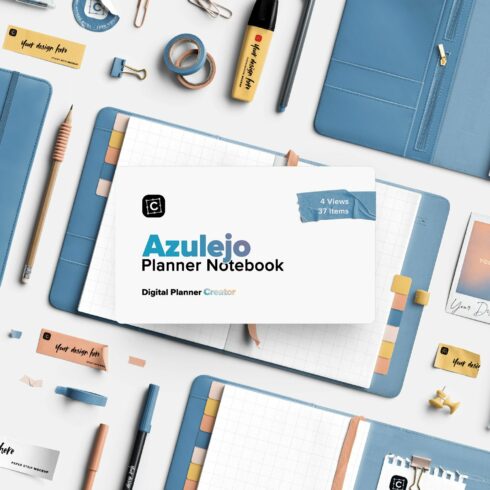 Azulejo - Digital Planner Creator cover image.