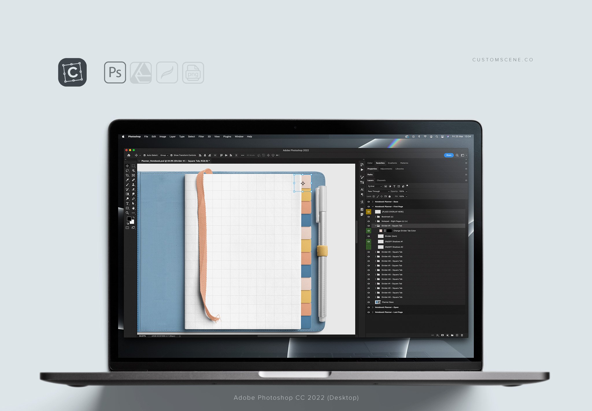 digital planner creator azulejo 09 compatible with photoshop customscene 578