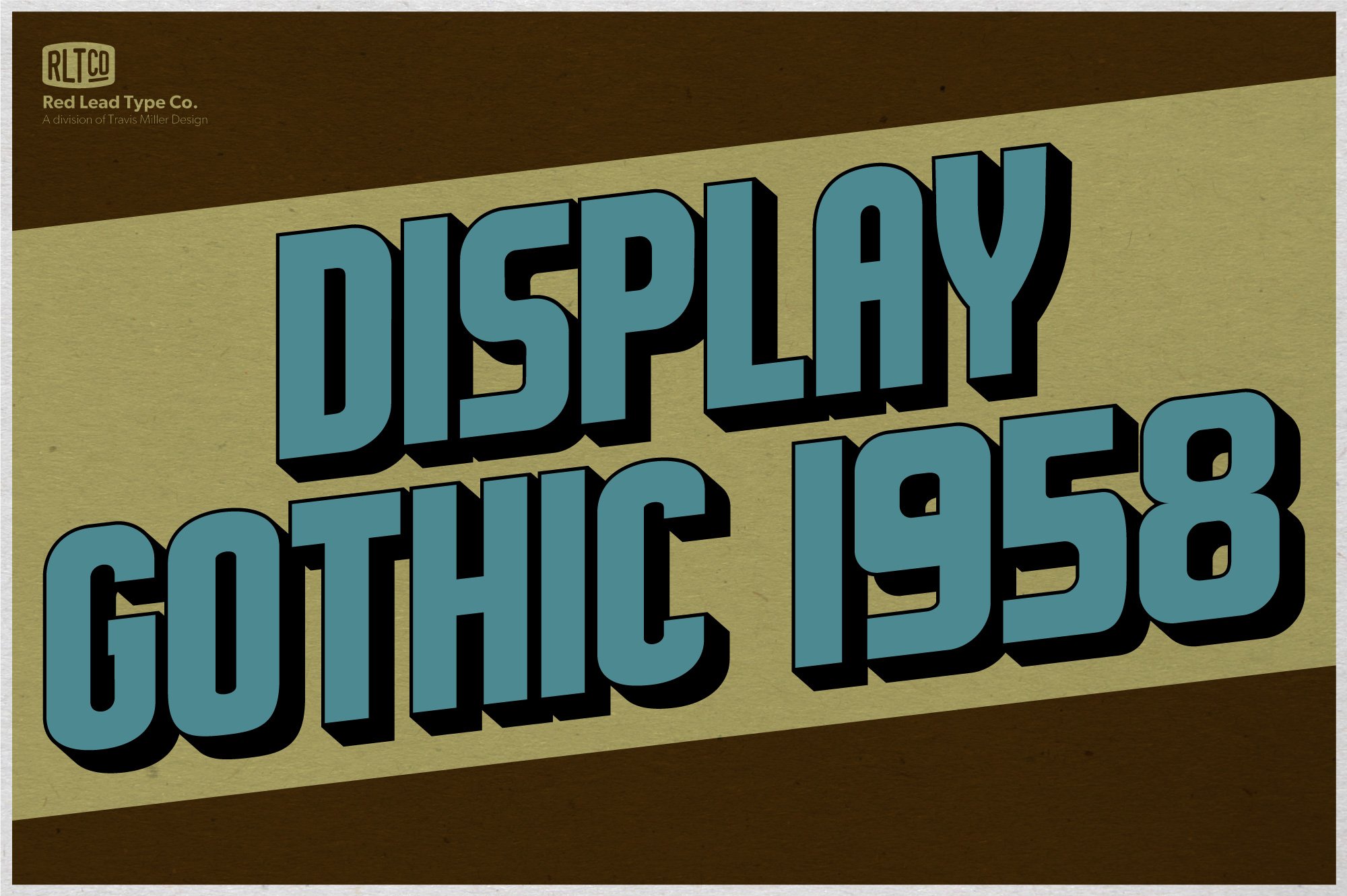 Display Gothic 1958 font cover image.