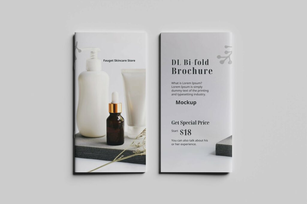 DL Brochure / Magazine Mockup – MasterBundles