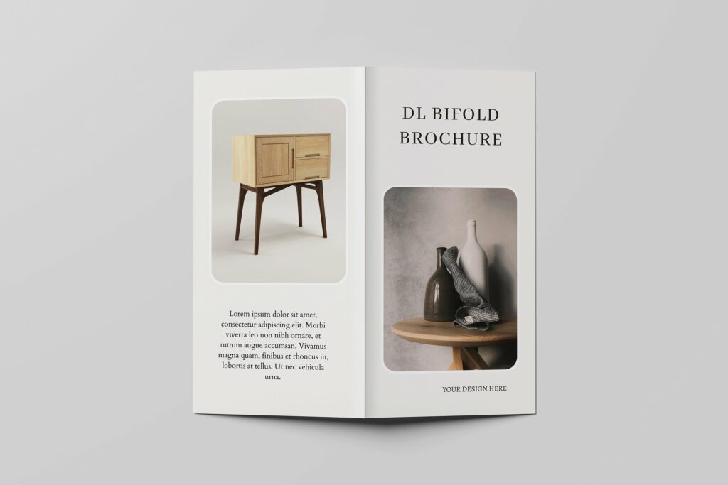 DL Bifold Brochure Mockup – MasterBundles