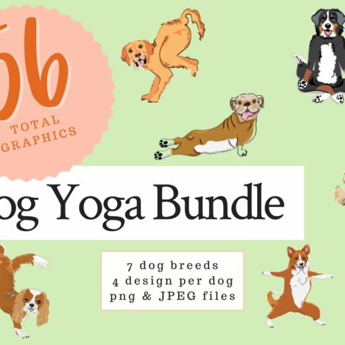 Dog Yoga Bundle cover image.