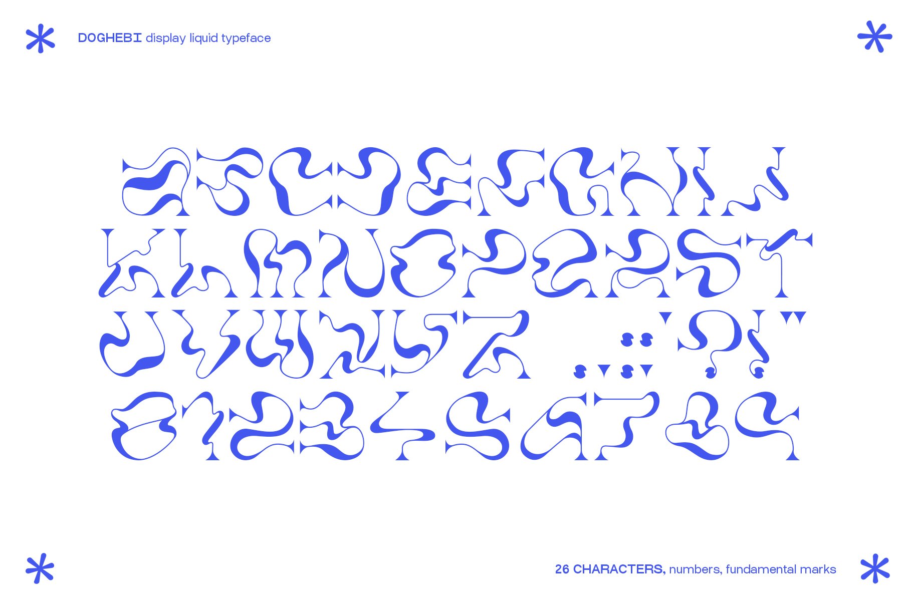 DOGHEBI (Display Liquid Typeface) preview image.