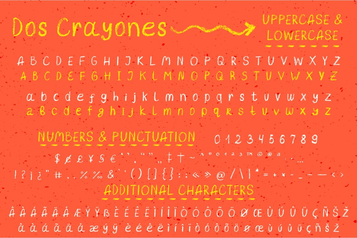 dos crayones playful font 939