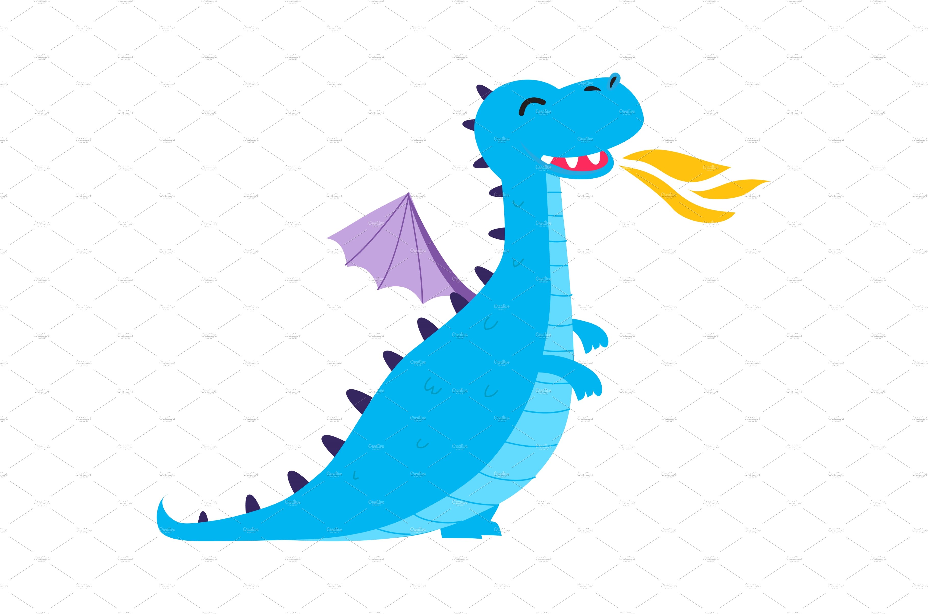 Cute Little Blue Baby Dragon cover image.