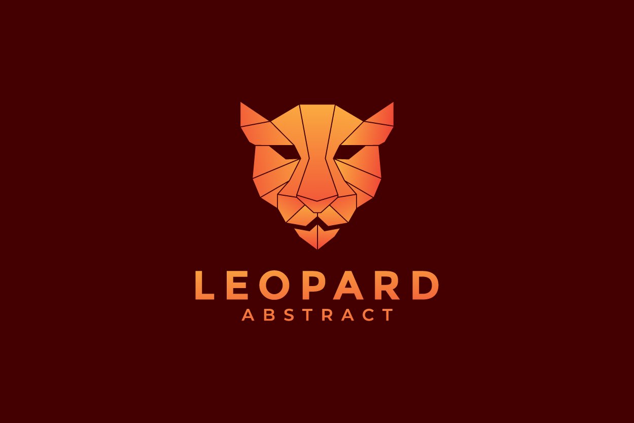 head abstract leopard triangle logo cover image.