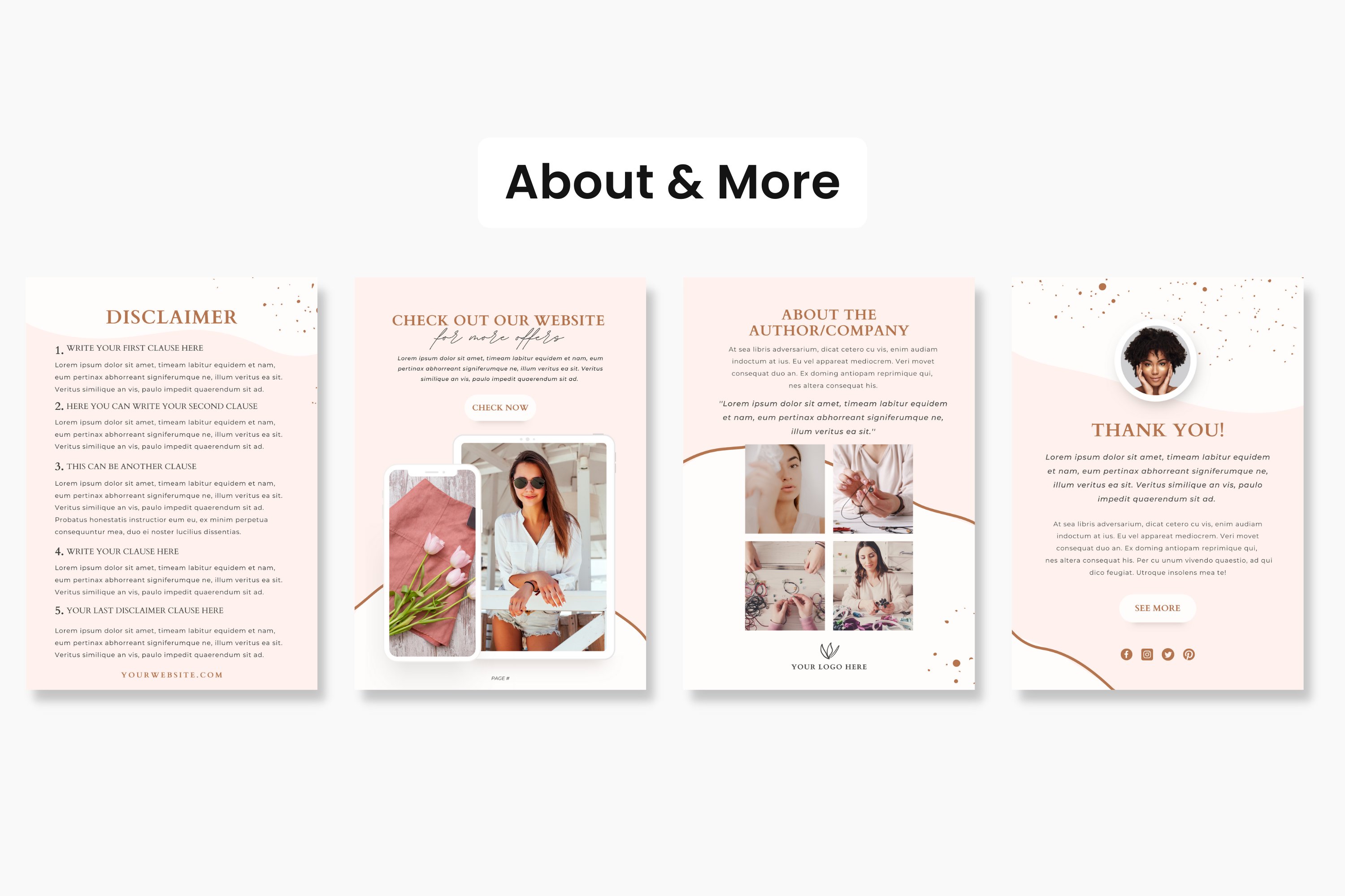 e commerce pink workbook template 28729 983